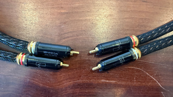 Kimber Kable KS1016 Select 1M RCA Interconnect Cables EXCELLENT