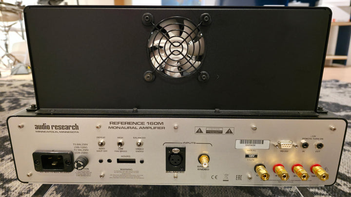 Audio Research Reference 160M Monoblock Amplifier Pair Mark I in Black Serial 53655 & 53656 EXCELLENT