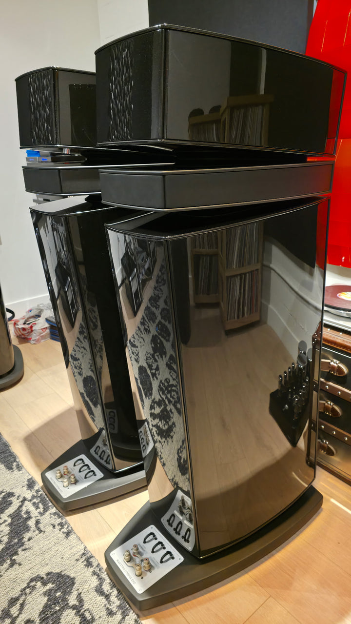 Focal Maestro Utopia Evo in Gloss Black with Crates EXCELLENT