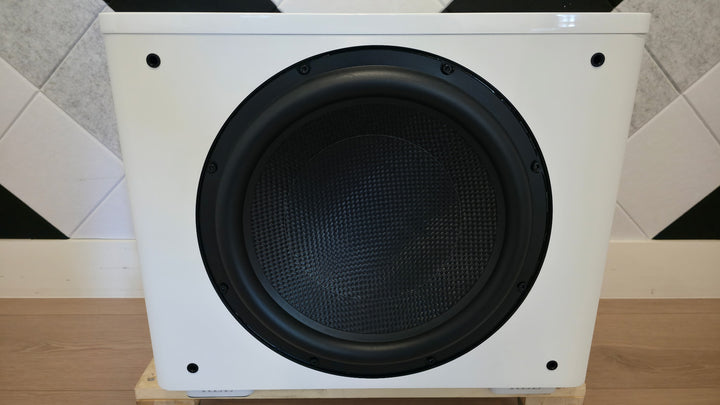 REL Acoustics HT/1510 Subwoofer in White MINT, Only 2 Months Old