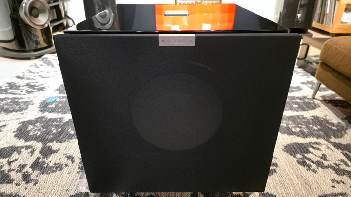 REL Acoustics S/812 S812 Subwoofer Speaker in Gloss Black Serial S8120107621 EXCELLENT