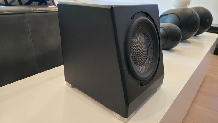 Totem Acoustic Kin 8 Inch Subwoofer with Box & Accessories EXCELLENT