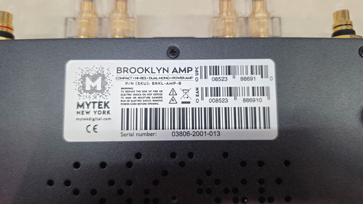 Mytek Digital Brooklyn Amp in Black EXCELLENT