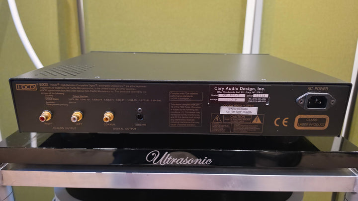 Cary Audio CD-308-T Vacuum Tube CD Player in Black EXCELLENT