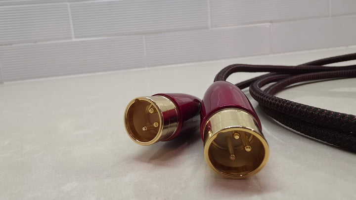 AudioQuest Red River 1M XLR Interconnect Cable EXCELLENT