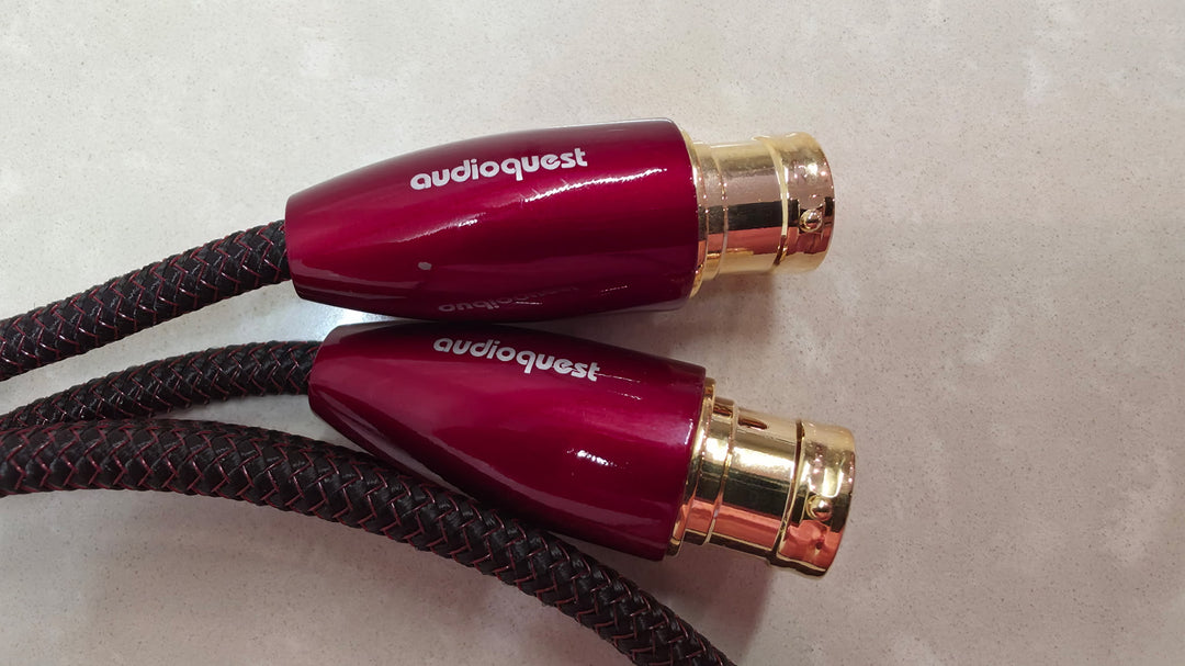 AudioQuest Red River 1M XLR Interconnect Cable EXCELLENT