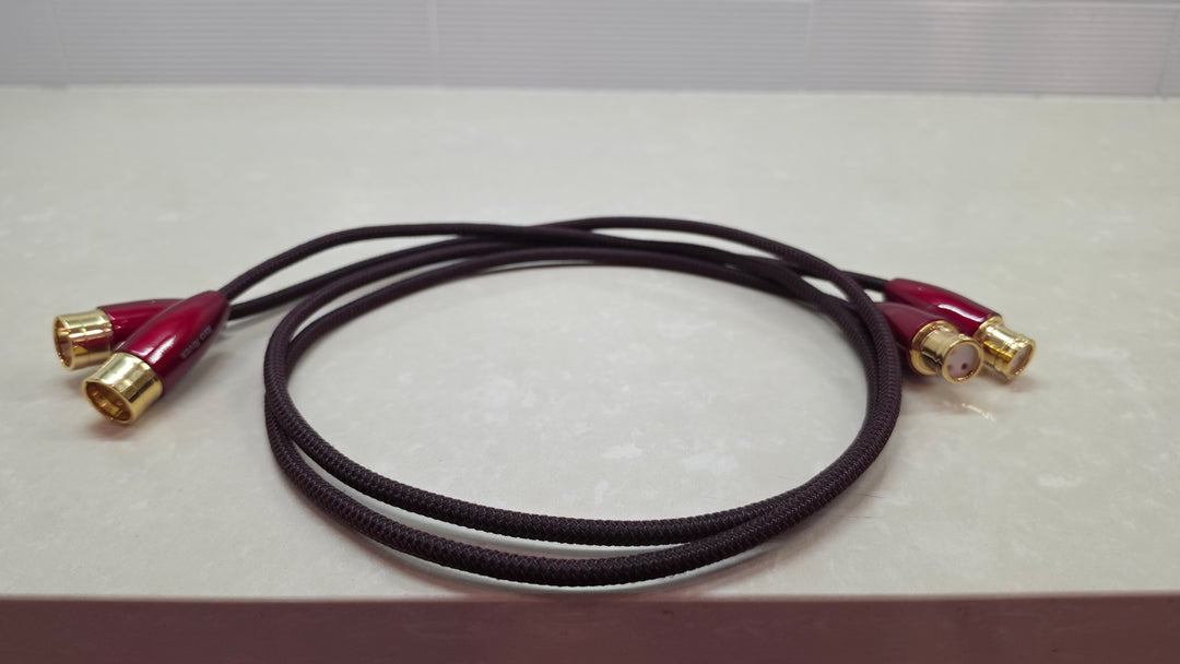 AudioQuest Red River 1M XLR Interconnect Cable EXCELLENT