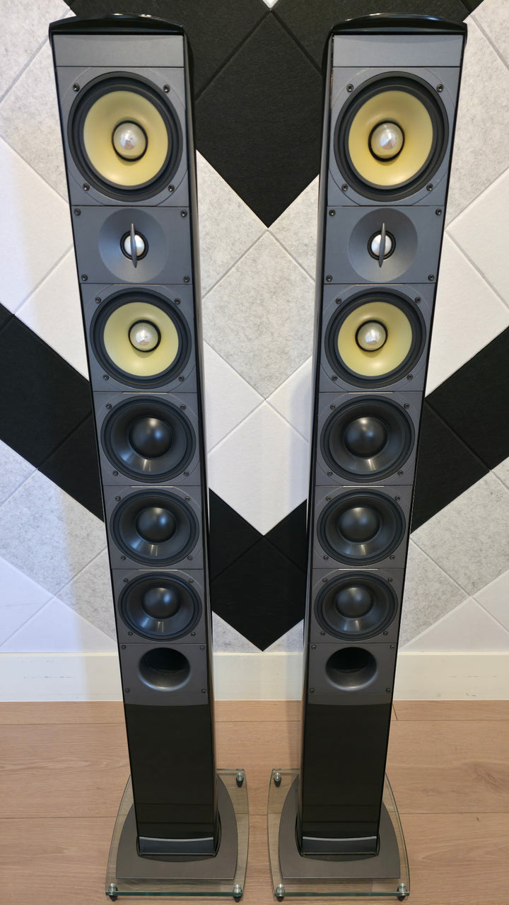 Paradigm Reference Millenia 300 Full Range Tower Speakers in Gloss Black EXCELLENT