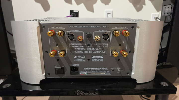 Plinius Reference A-150 Stereo / Mono Power Amplifier in Silver EXCELLENT