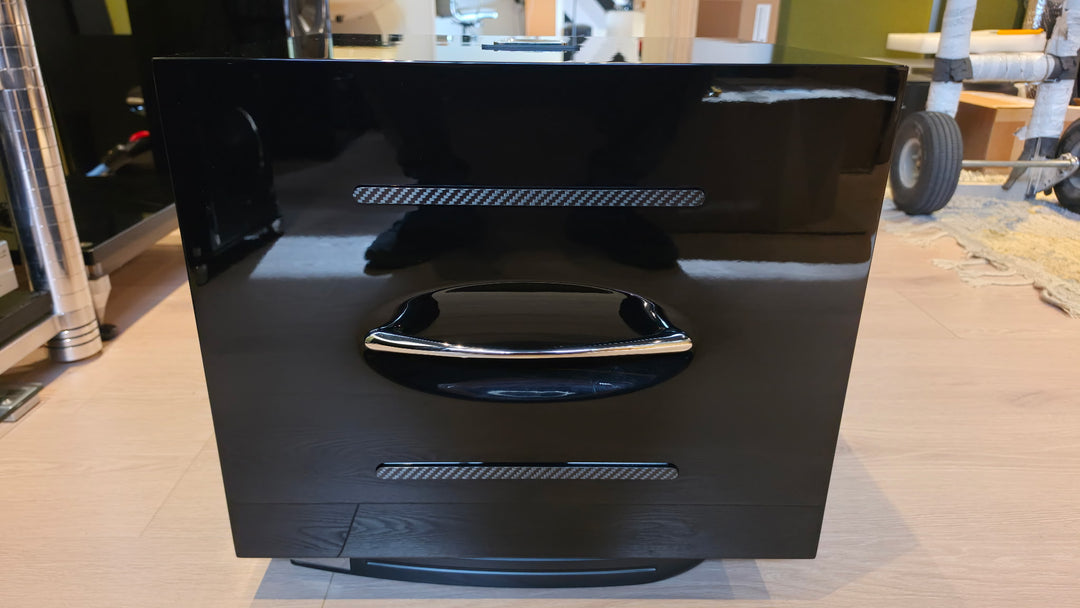 REL Acoustics Carbon Special Subwoofer in Gloss Black w Grill Serial 0517024 EXCELLENT