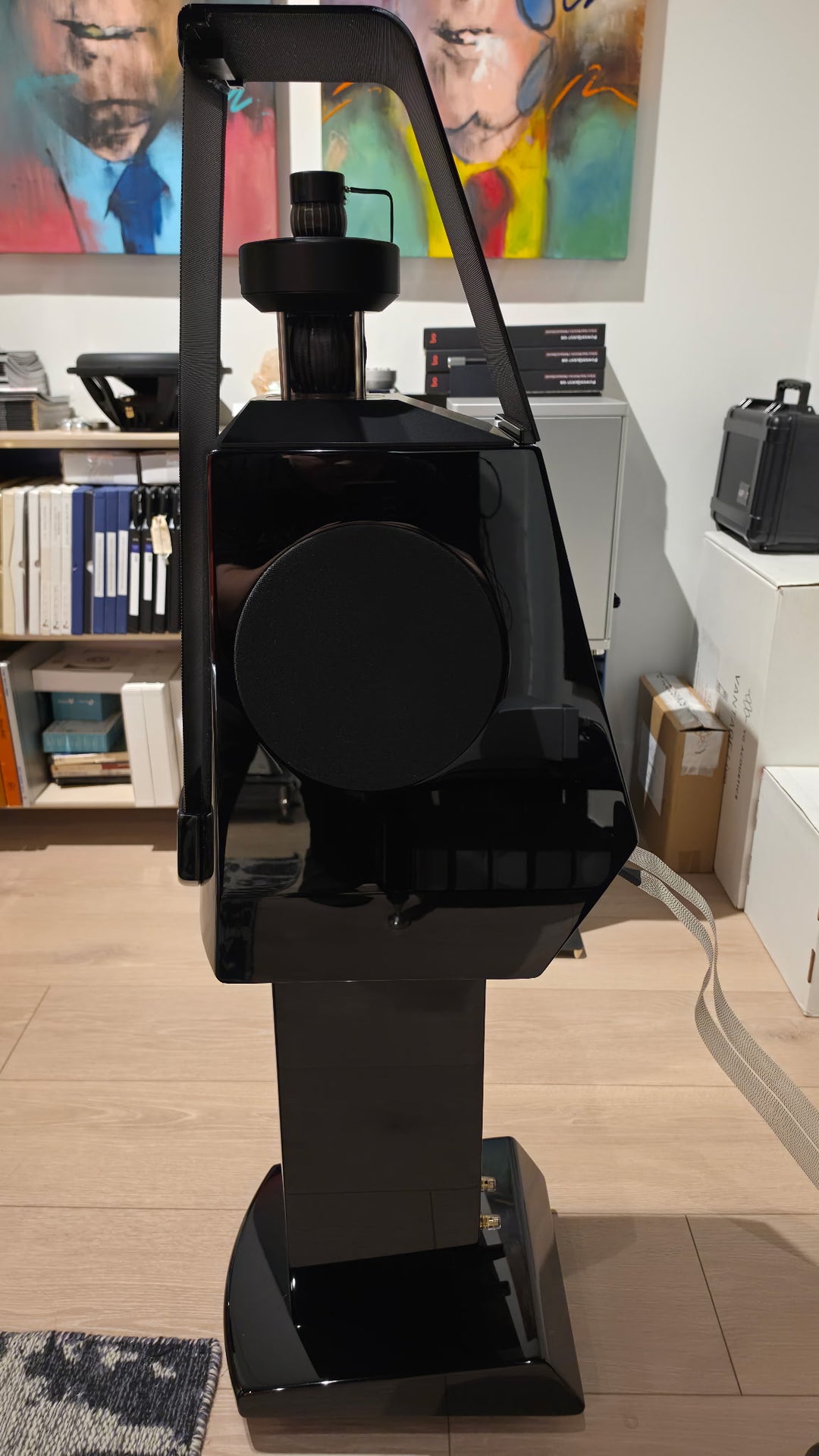 MBL Radialstrahler 120 Loudspeakers Speakers in Gloss Black EXCELLENT