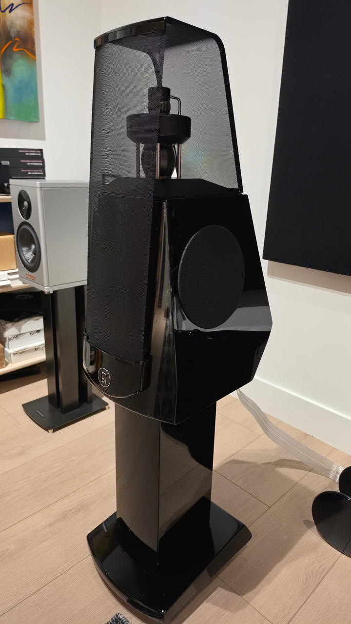 MBL Radialstrahler 120 Loudspeakers Speakers in Gloss Black EXCELLENT