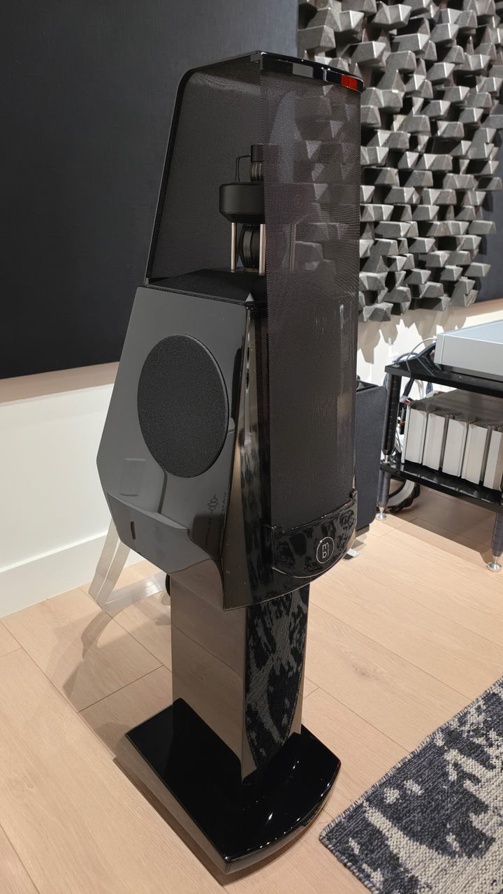 MBL Radialstrahler 120 Loudspeakers Speakers in Gloss Black EXCELLENT