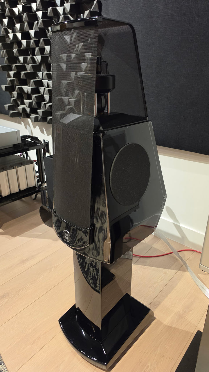MBL Radialstrahler 120 Loudspeakers Speakers in Gloss Black EXCELLENT