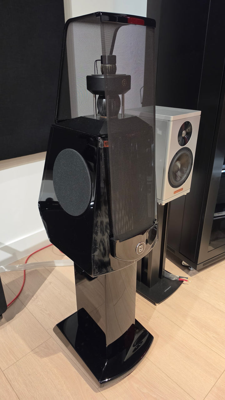 MBL Radialstrahler 120 Loudspeakers Speakers in Gloss Black EXCELLENT