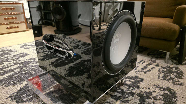 REL Acoustics S/812 S812 Subwoofer Speaker in Gloss Black Serial S8120107621 EXCELLENT
