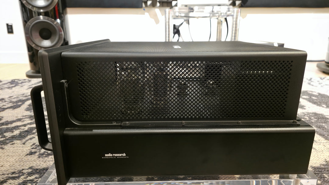 Audio Research Reference 160M Monoblock Amplifier Pair Mark I in Black Serial 53655 & 53656 EXCELLENT