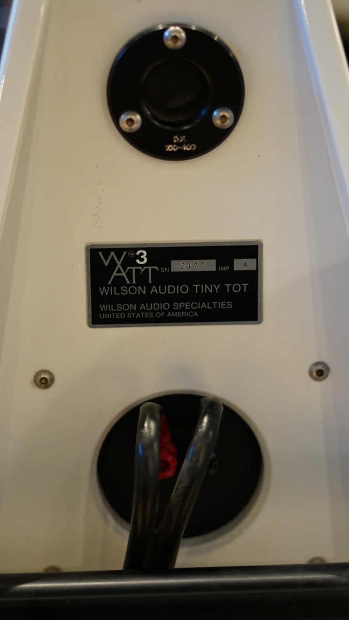 Wilson Audio Watt 3 III Puppy 2 II Upgraded to 5 in Gloss White EXCELLENT