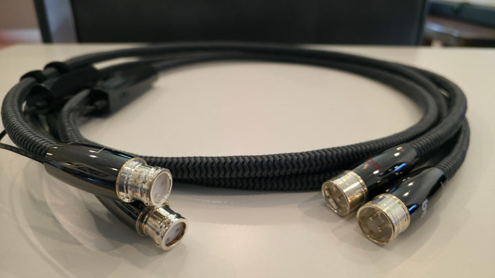 Audioquest WEL Signature XLR 2M Pair Balanced Interconnect Cables EXCELLENT