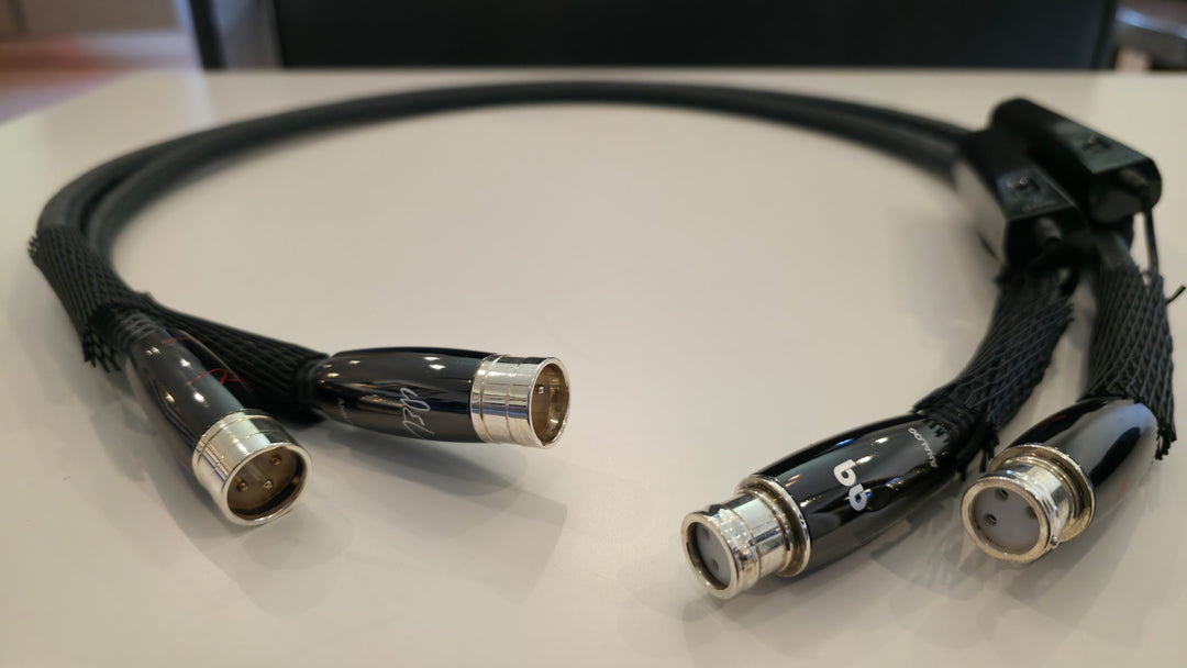 Audioquest WEL Signature XLR 1M Pair Balanced Interconnect Cables EXCELLENT