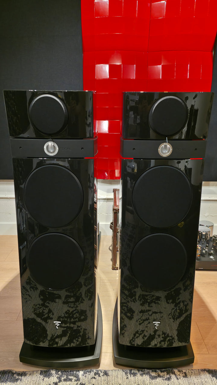 Focal Maestro Utopia Evo in Gloss Black with Crates EXCELLENT