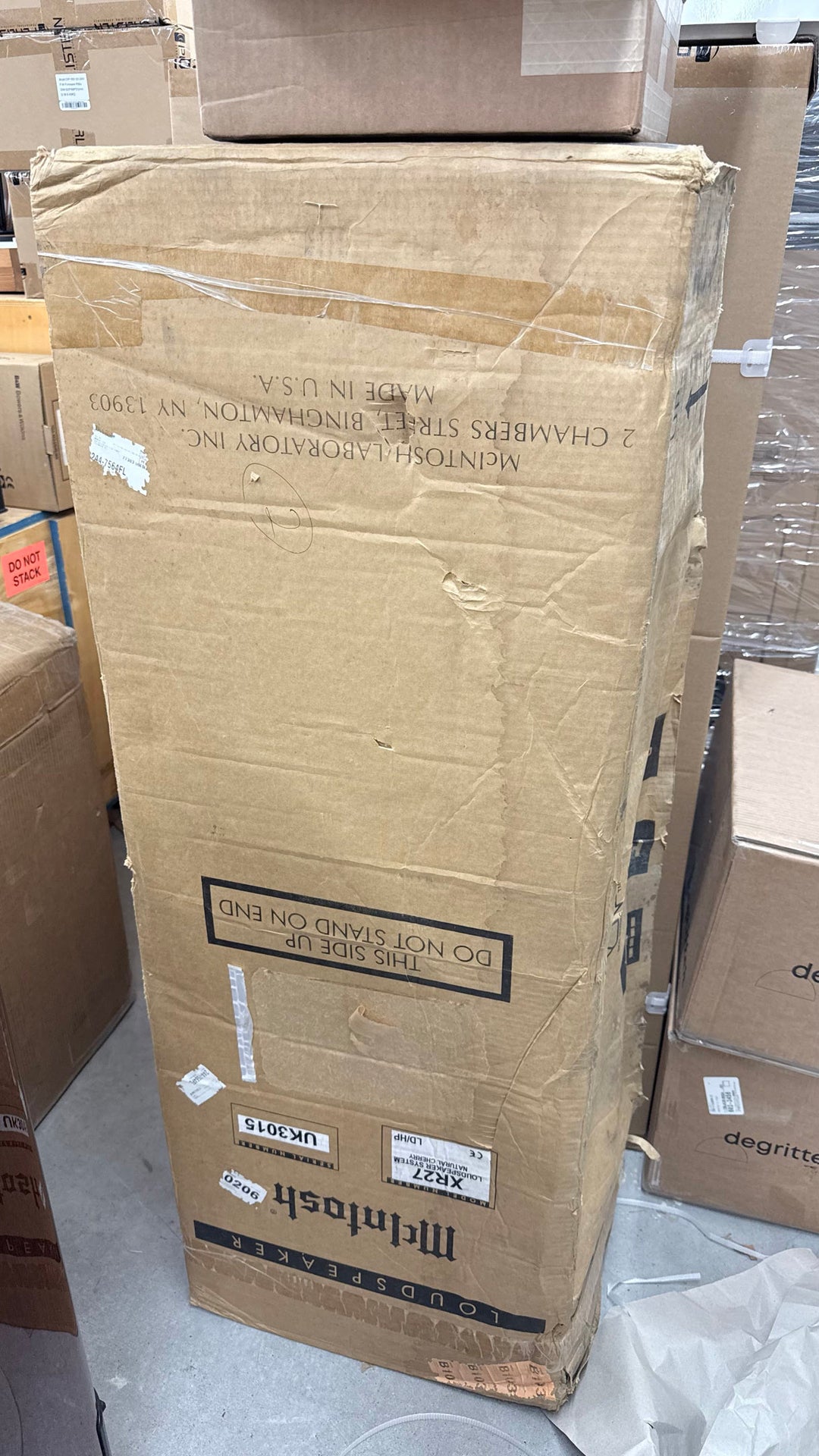 McIntosh XR27 Center Channel Speaker with Box EXCELLENT