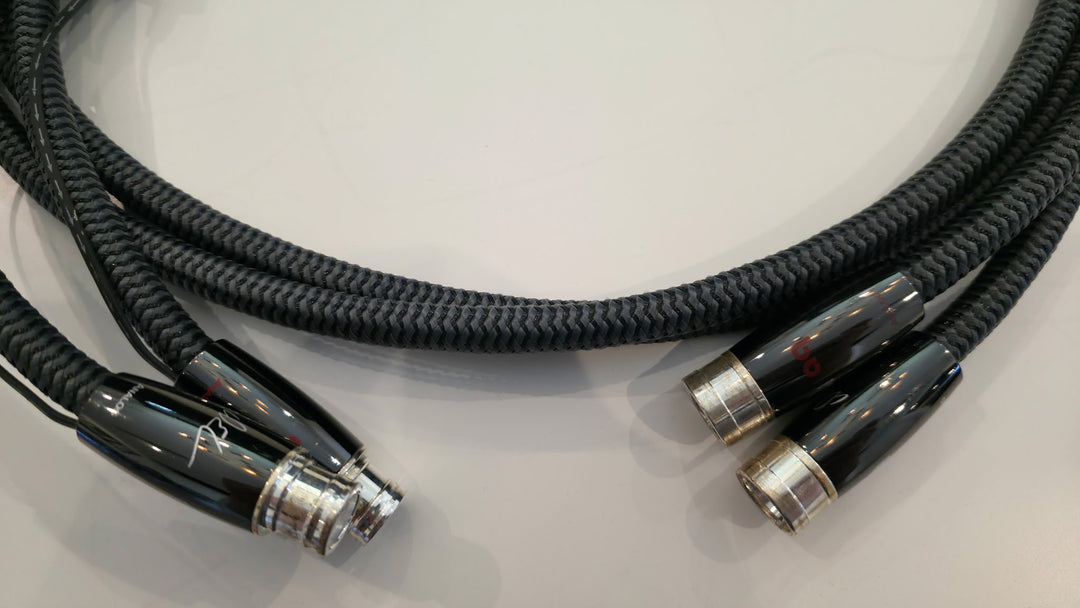 Audioquest WEL Signature XLR 2M Pair Balanced Interconnect Cables EXCELLENT
