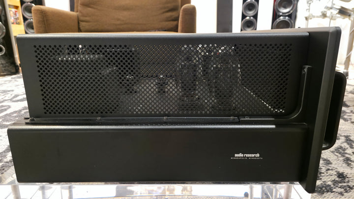 Audio Research Reference 160M Monoblock Amplifier Pair Mark I in Black Serial 53655 & 53656 EXCELLENT