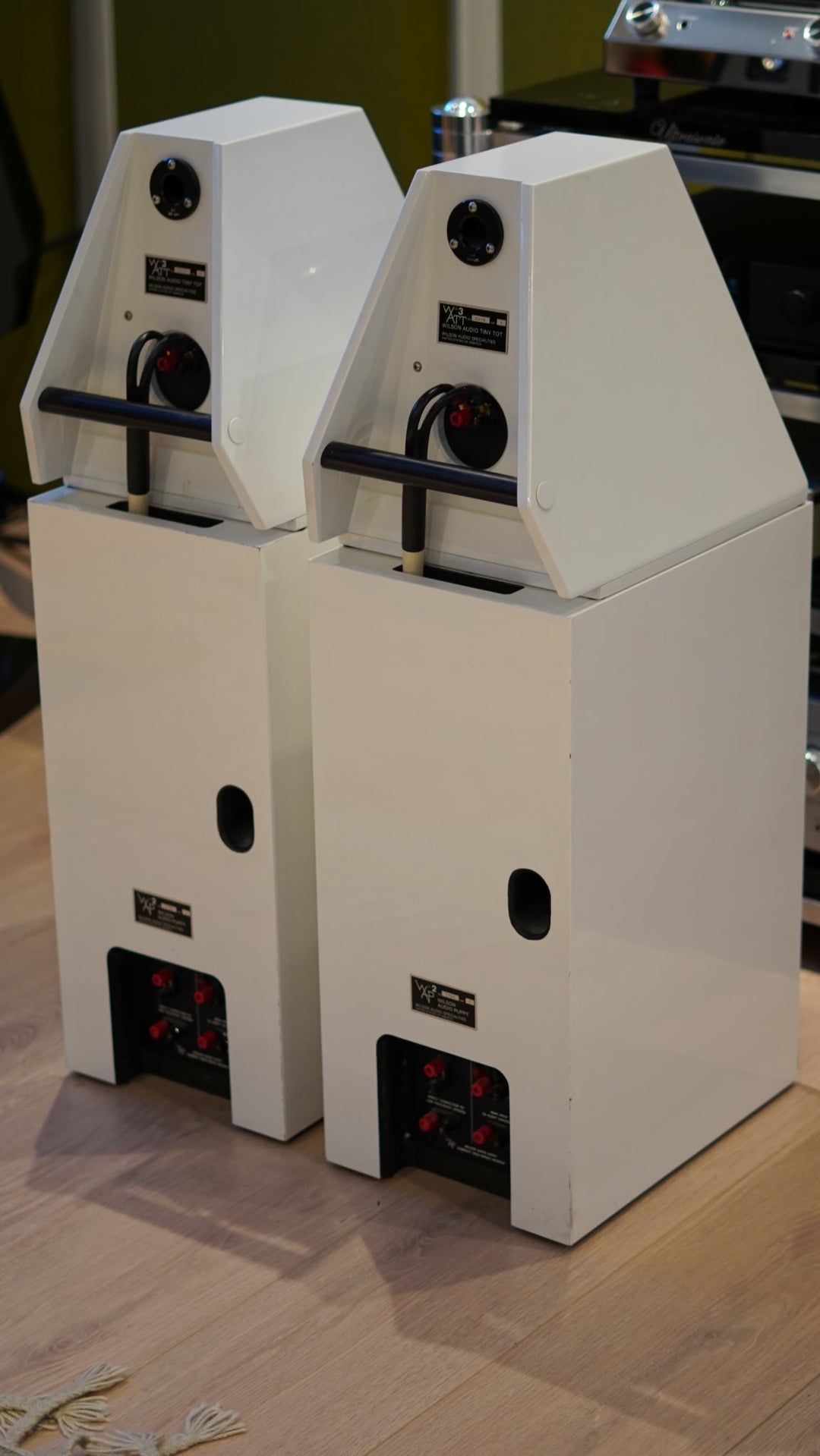 Wilson Audio Watt 3 III Puppy 2 II Upgraded to 5 in Gloss White EXCELLENT