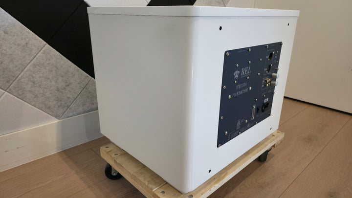 REL Acoustics HT/1510 Subwoofer in White MINT, Only 2 Months Old