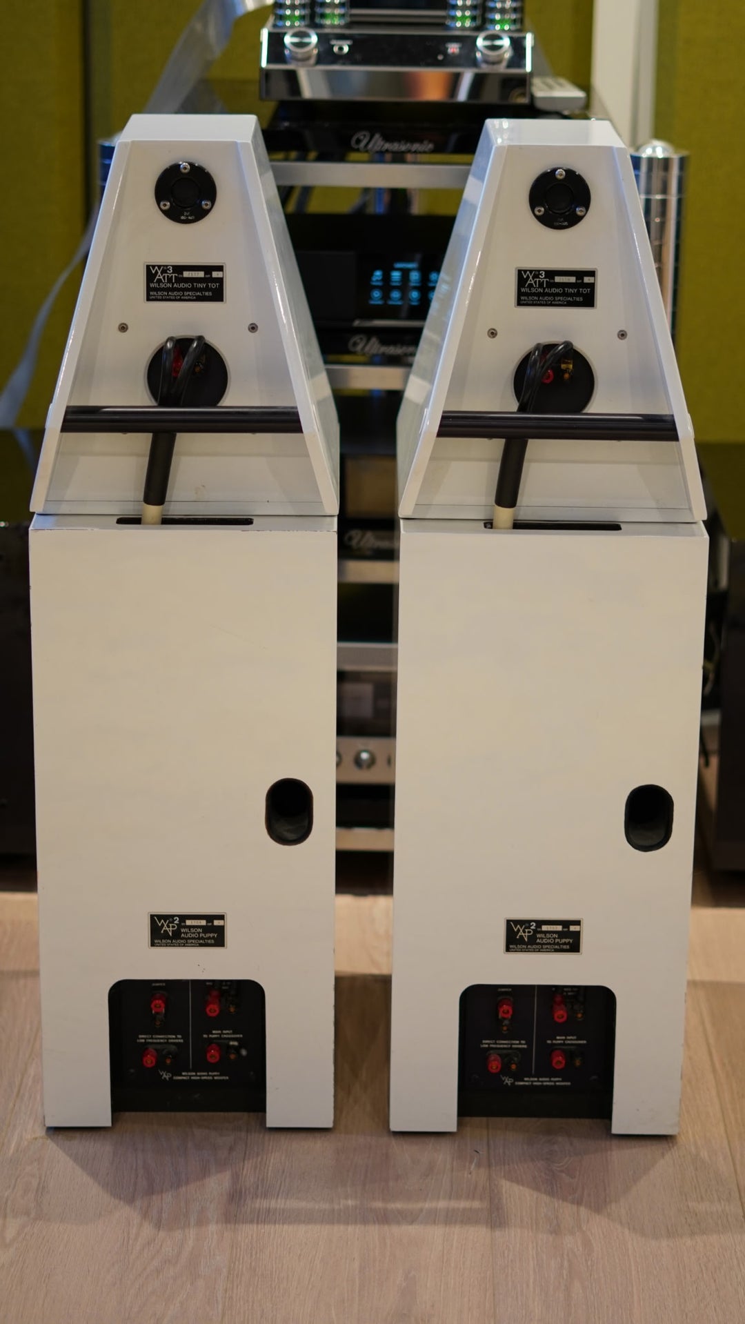 Wilson Audio Watt 3 III Puppy 2 II Upgraded to 5 in Gloss White EXCELLENT