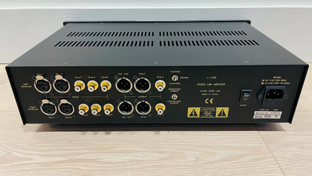 Allnic Audio L-1500 Stereo Tube Preamplifier Trade-in with Box EXCELLENT