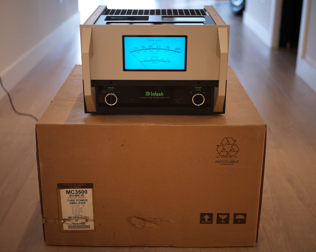 McIntosh MC3500 Monoblock Amplifier Pair with Boxes Serial AJV1100 & AJV1101 EXCELLENT