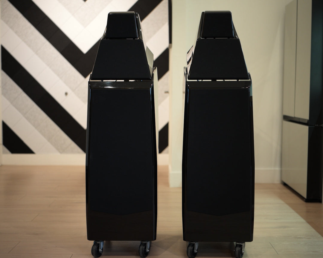 Wilson Audio Alexia 1 Full Range Speakers in Gloss Black with Crates EXCELLENT