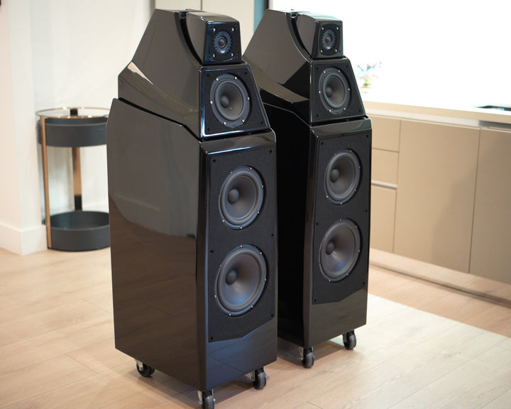 Wilson Audio Alexia 1 Full Range Speakers in Gloss Black with Crates EXCELLENT