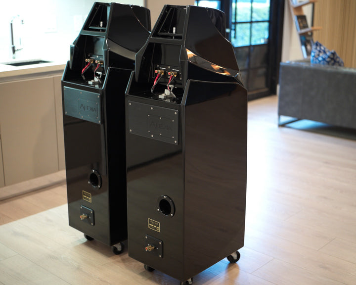 Wilson Audio Alexia 1 Full Range Speakers in Gloss Black with Crates EXCELLENT