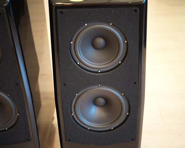 Wilson Audio Alexia 1 Full Range Speakers in Gloss Black with Crates EXCELLENT