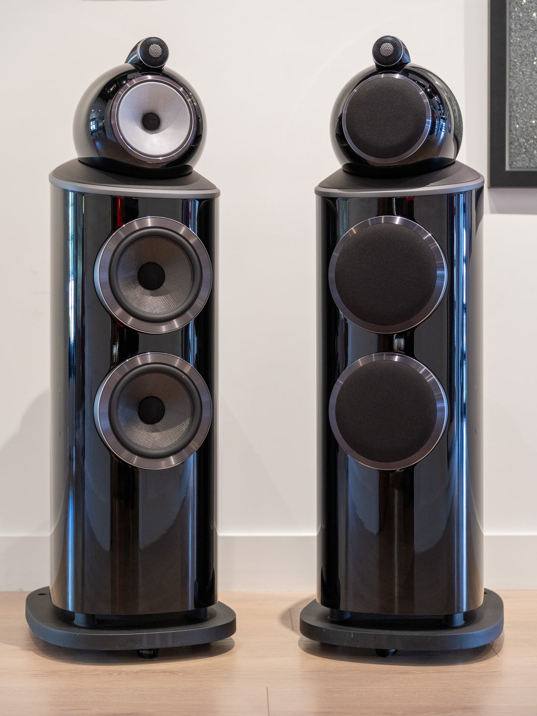 Bowers & Wilkins B&W 802D4 in Gloss Black w Box MINT STORE DEMO