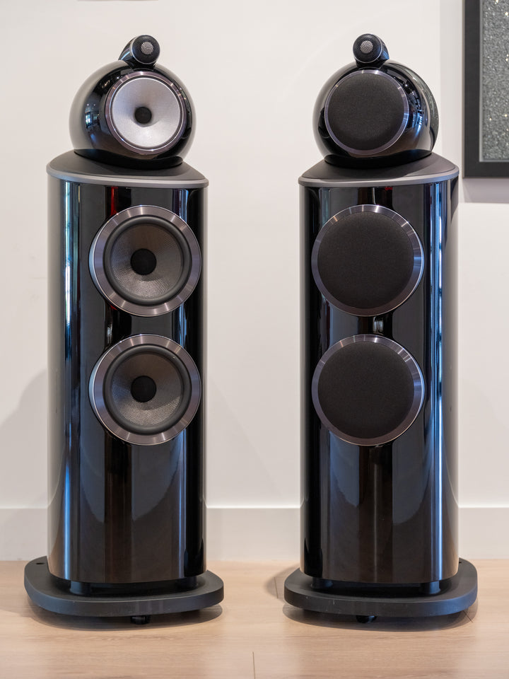 Bowers & Wilkins B&W 802D4 in Gloss Black w Box MINT STORE DEMO