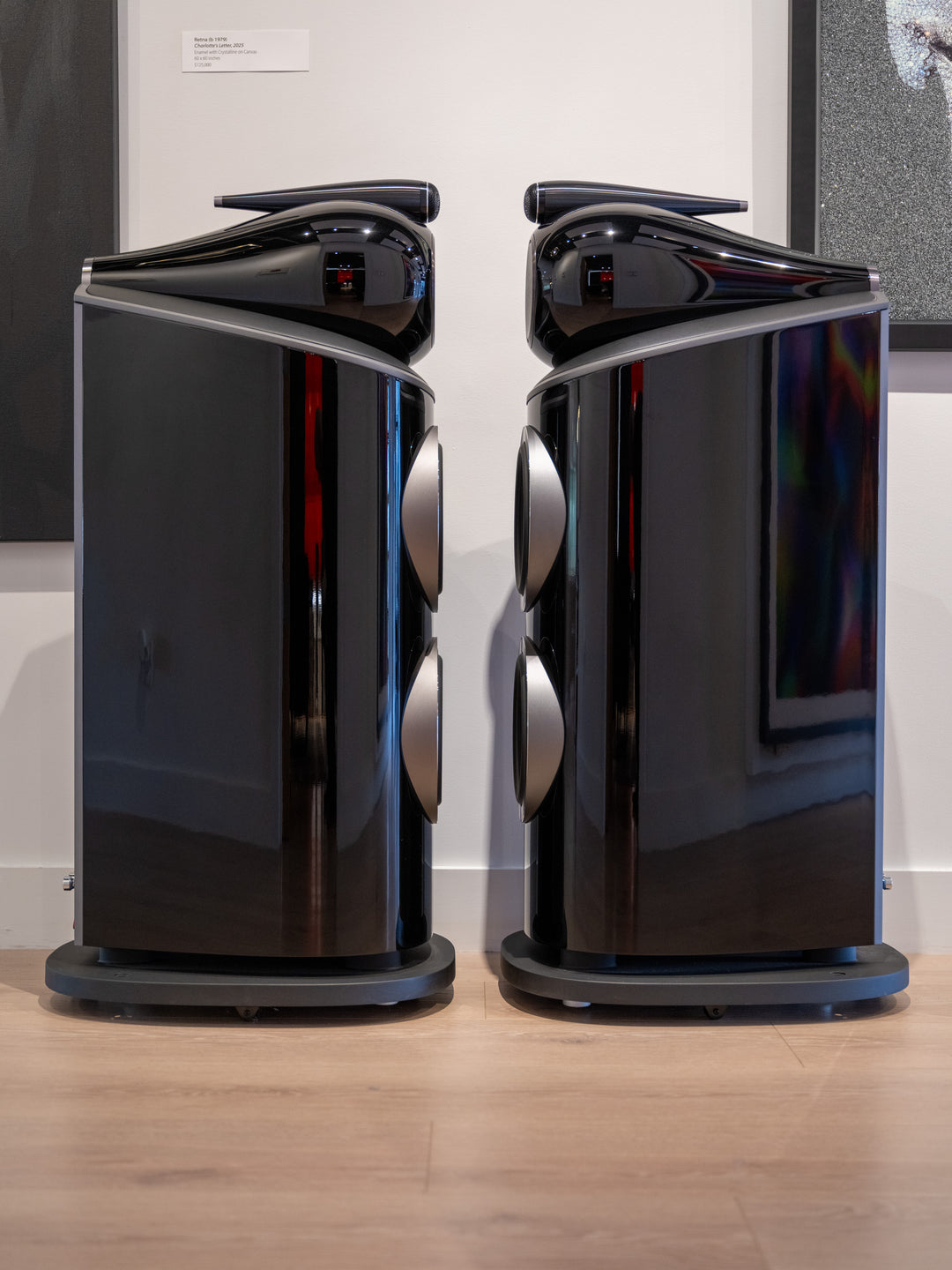 Bowers & Wilkins B&W 801D4 in Gloss Black w Box MINT STORE DEMO