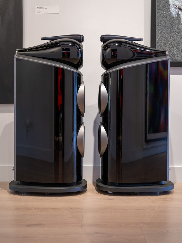 Bowers & Wilkins B&W 801D4 in Gloss Black w Box MINT STORE DEMO