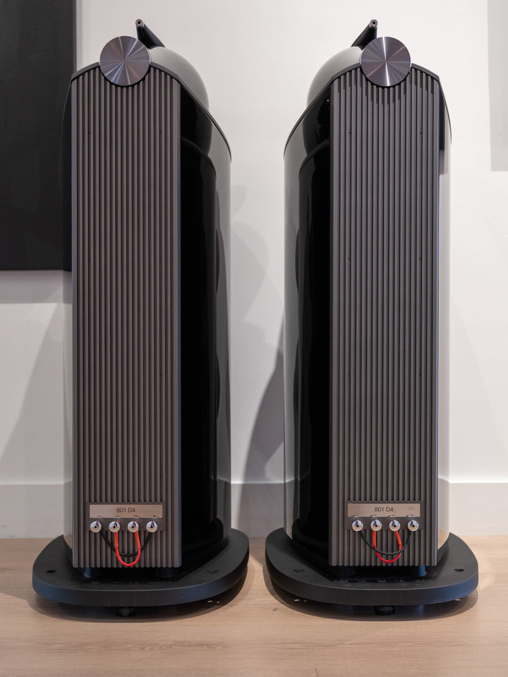 Bowers & Wilkins B&W 801D4 in Gloss Black w Box MINT STORE DEMO