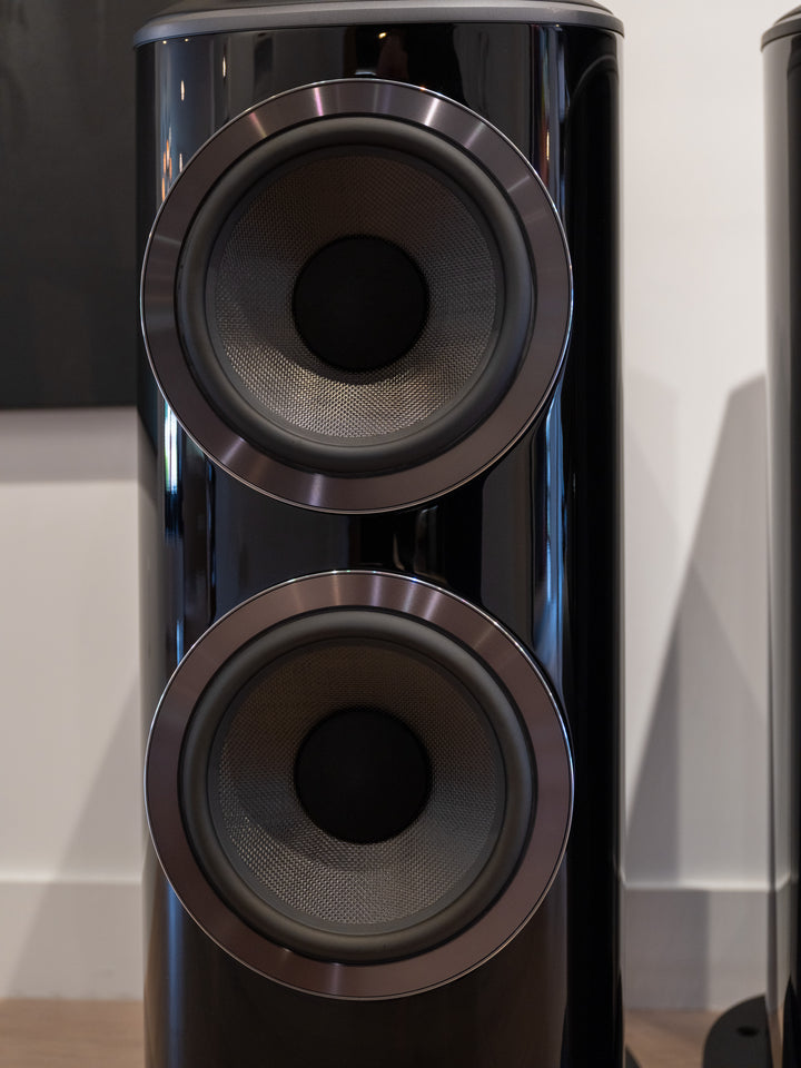 Bowers & Wilkins B&W 801D4 in Gloss Black w Box MINT STORE DEMO