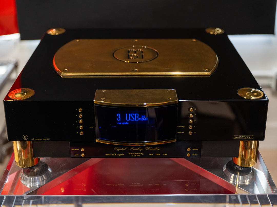 MBL 1611 F D/A Digital to Analog Converter w Roon Card in Gloss Black & Gold VERY GOOD