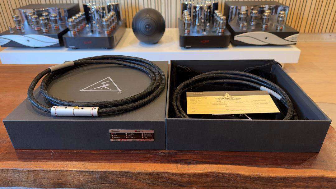 Shunyata Research Theta XLR Interconnect Cables Pair 2.5M Serial THT-1590 & THT-1591 EXCELLENT