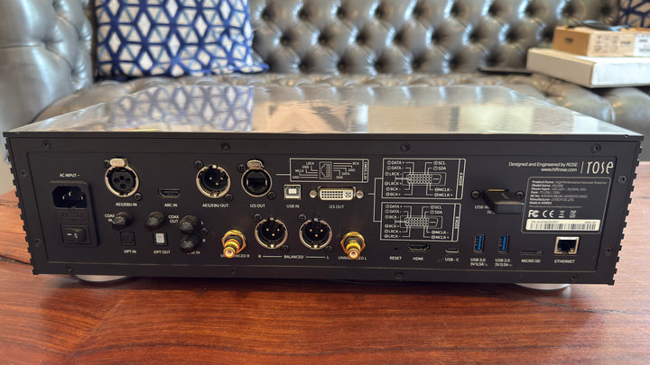 Rose Hifi HifiRose RS150B High Performance Network Streamer in Black MINT