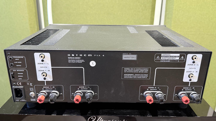 Anthem PVA 4 4-Channel Power Amplifier in Black w Box EXCELLENT