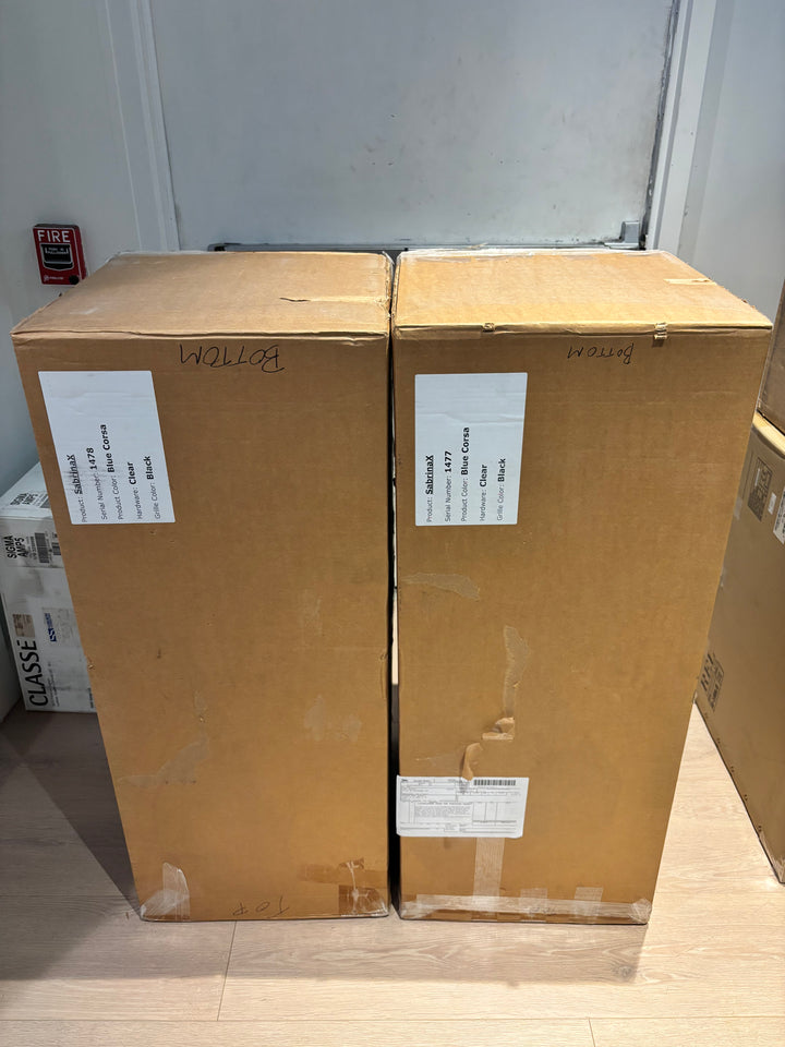 Wilson Audio Sabrina X Full Range Speakers in Blue Corsa EXCELLENT