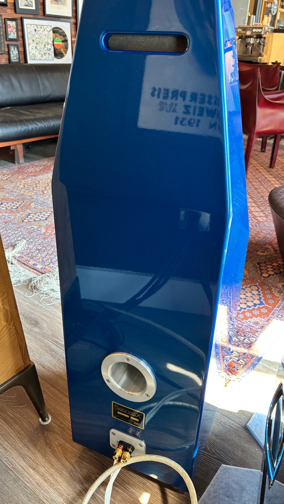 Wilson Audio Sabrina X Full Range Speakers in Blue Corsa EXCELLENT