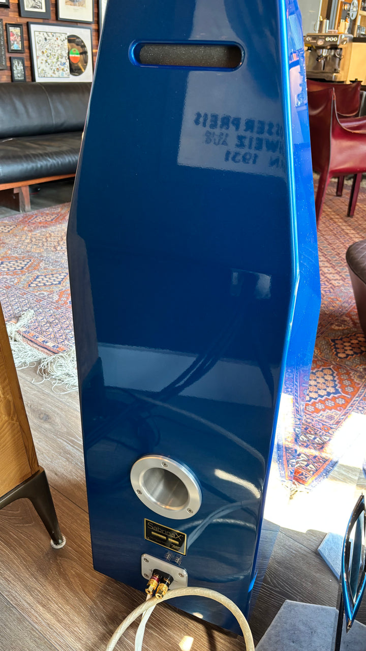 Wilson Audio Sabrina X Full Range Speakers in Blue Corsa EXCELLENT